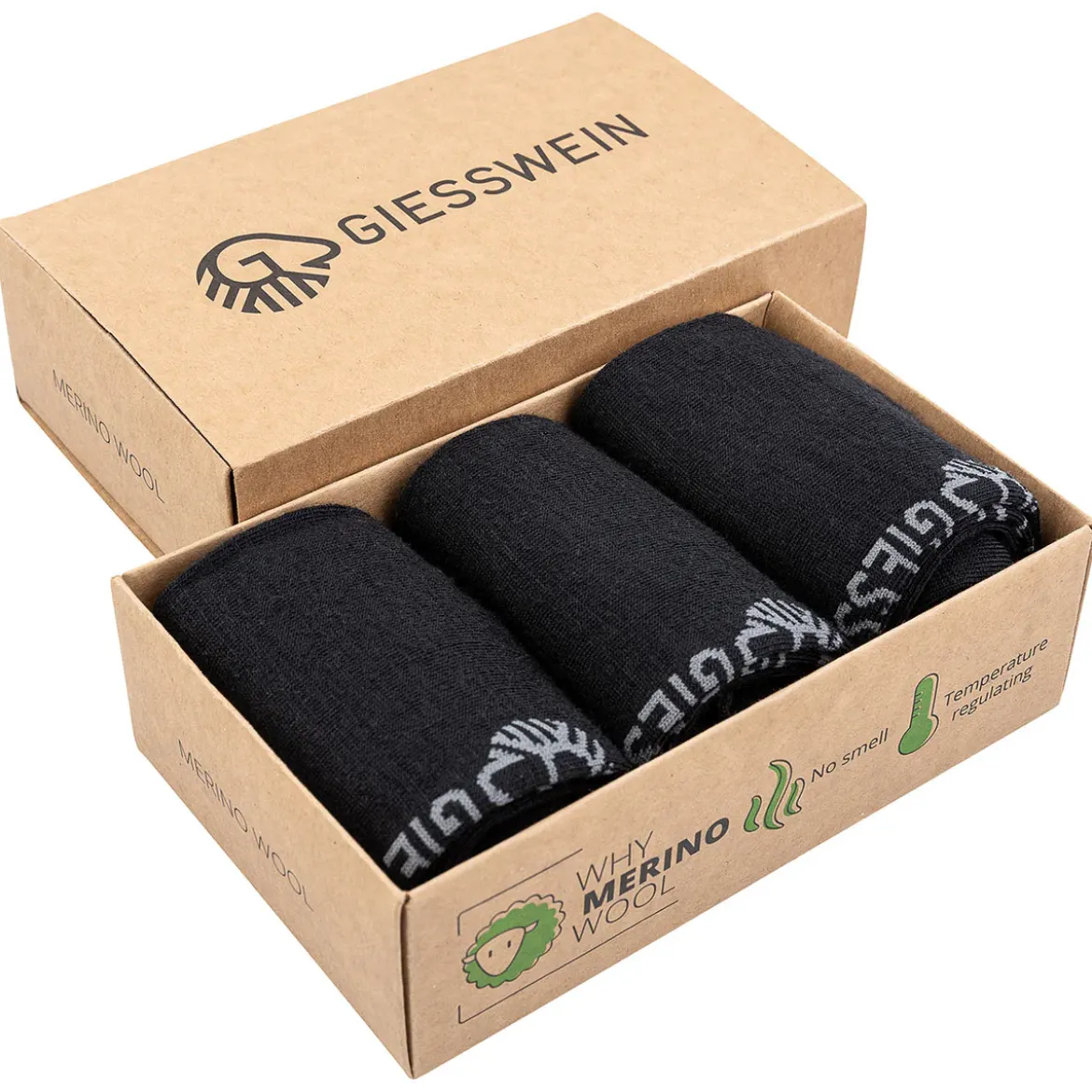 Business Socken Merino Wolle (3er-Pack)
