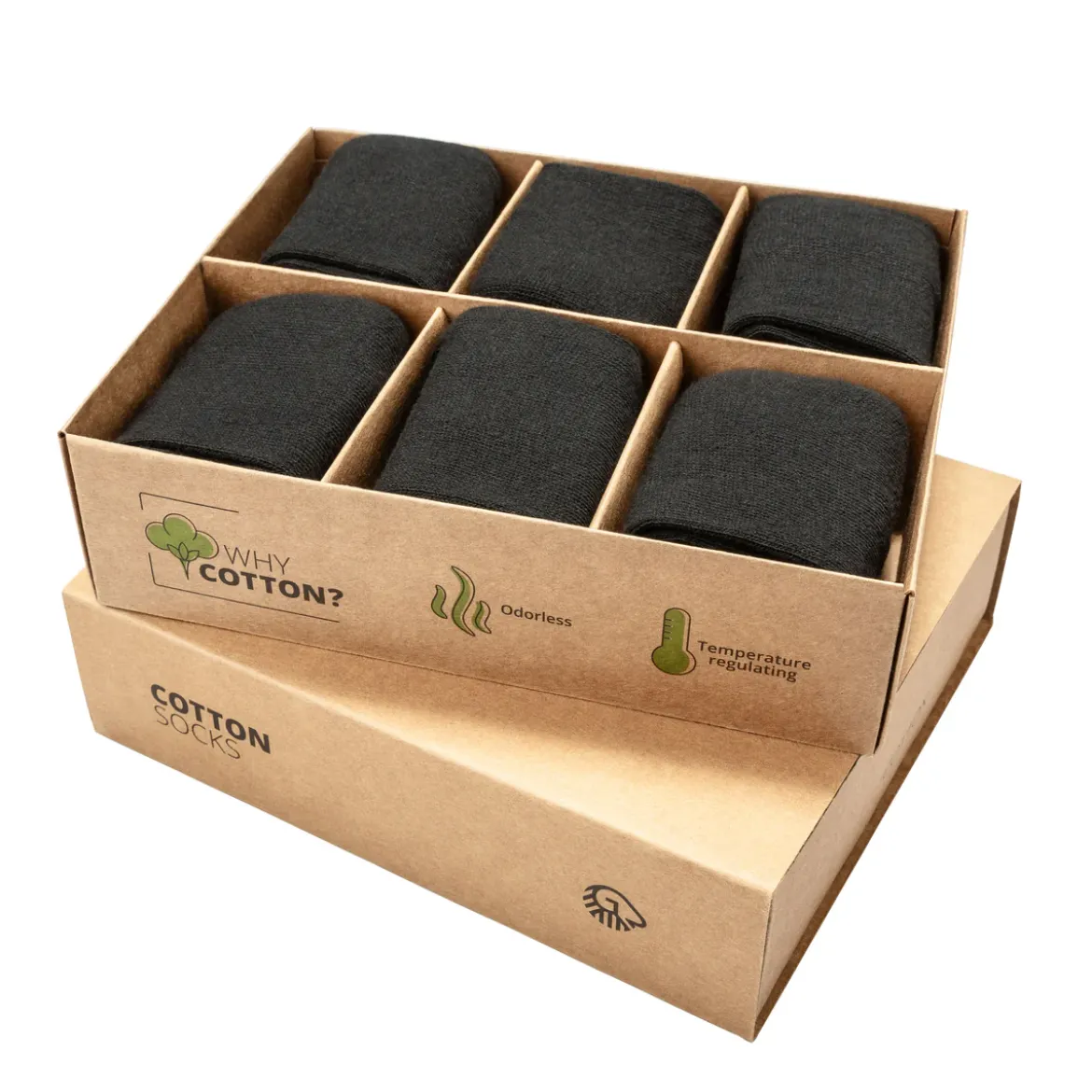 Füßlinge Baumwolle (6er Pack)