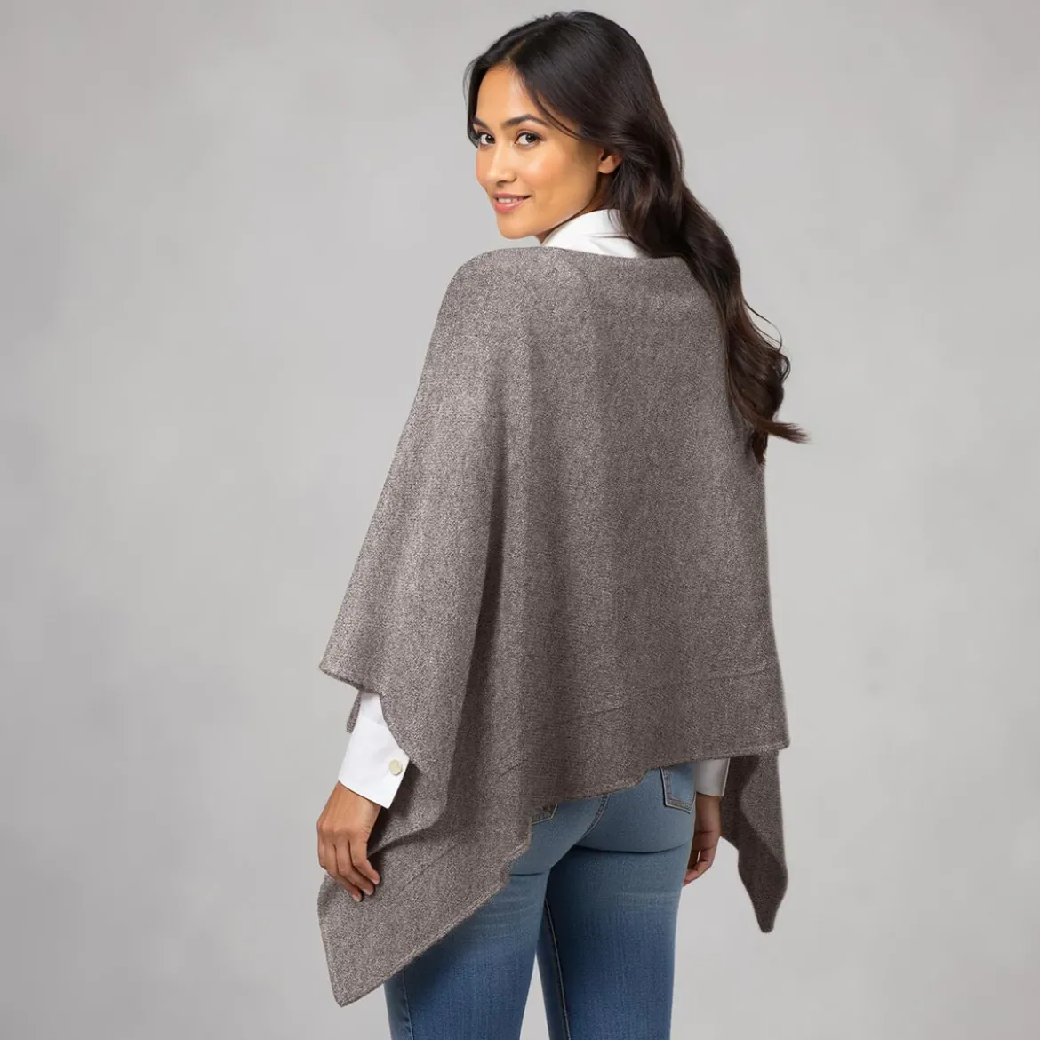 Merino Lambswool Poncho