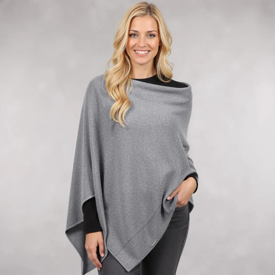 Merino Lambswool Poncho