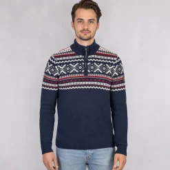 Nordic Sweater Zip Herren