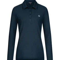 Polo Shirt Bio-Baumwolle Longsleeve Damen