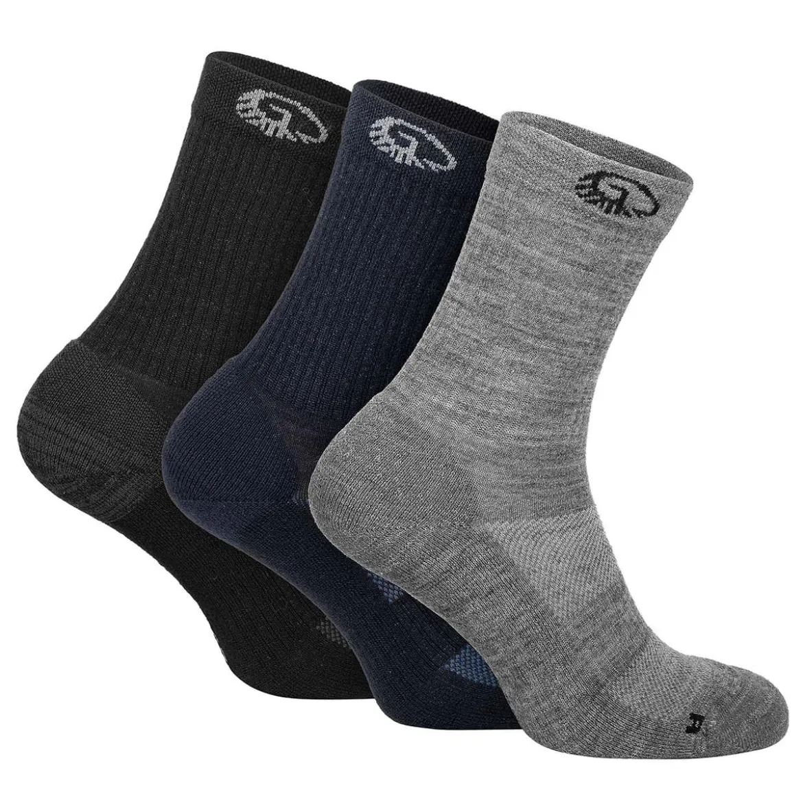 Trekkingsocken Merino Wolle (3er-Pack)