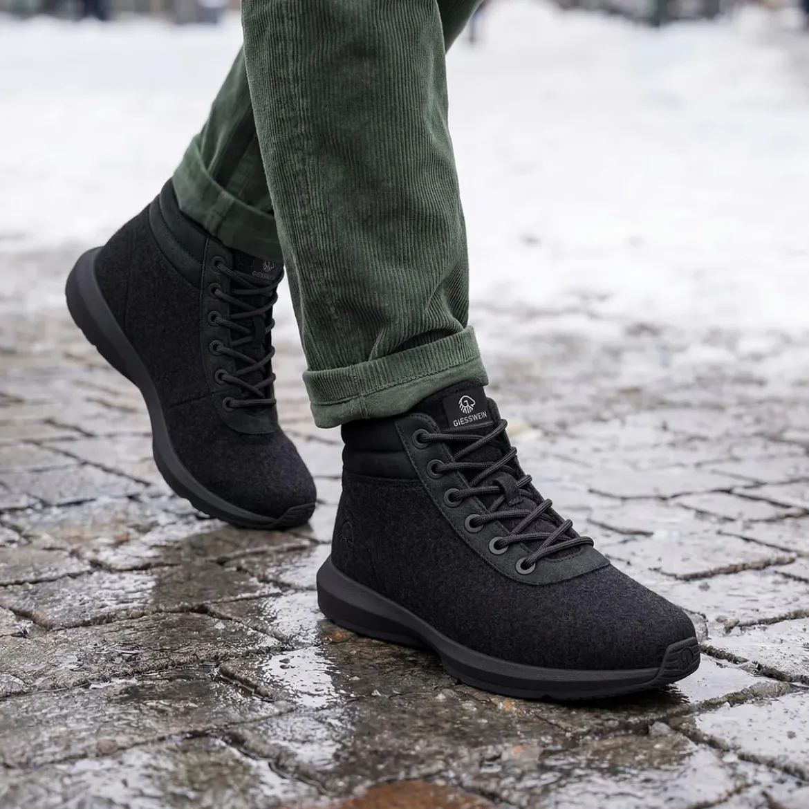 Wool Sneaker High Top Men